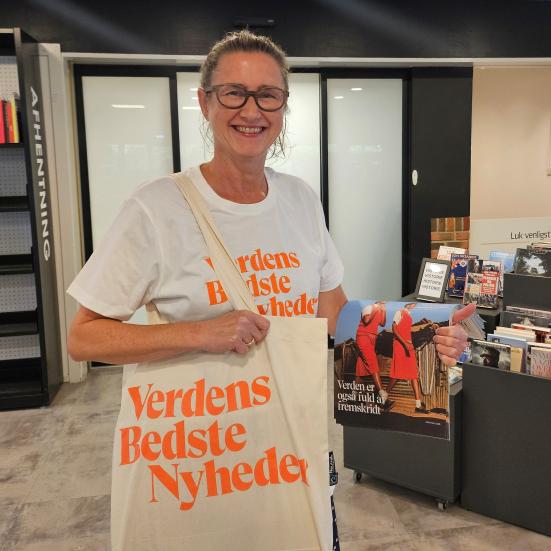 Bibliotekar uddeler Verdens Bedste Nyheder
