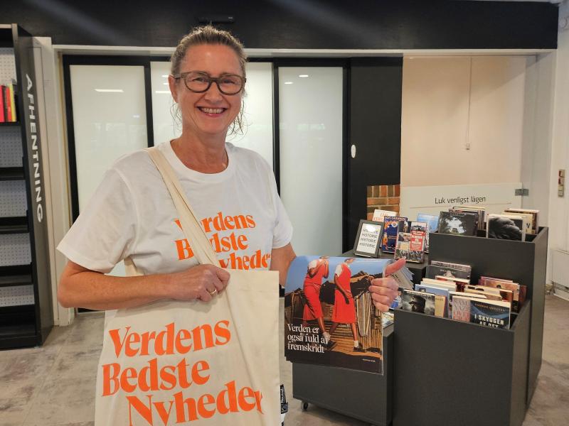 Bibliotekar uddeler Verdens Bedste Nyheder